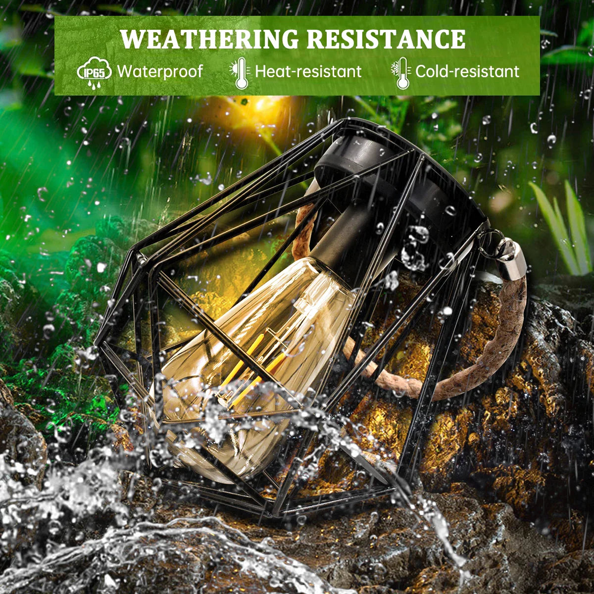 LunaForm Solar Geometrische Laterne | LED-Außenbeleuchtung | Nachhaltig & Stilvoll | Deko für Garten & Terrasse