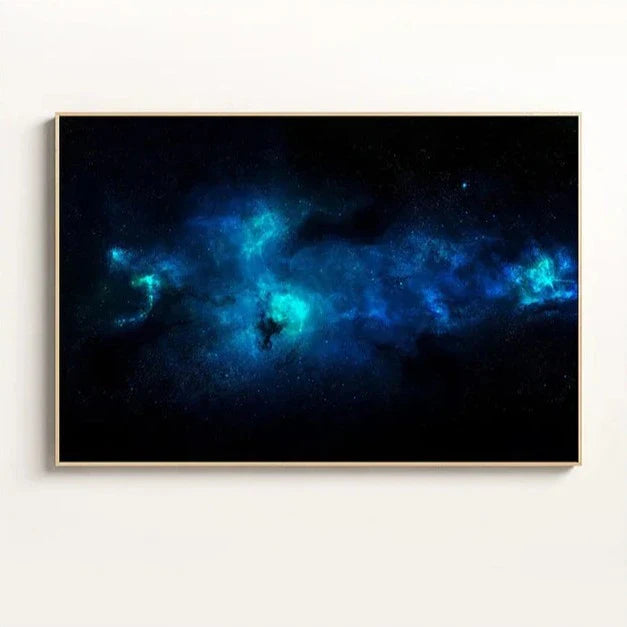 StarNova Nebula Leinwand | Moderne Wandkunst | Hochwertige Galaxie-Drucke | Dekoration für Zuhause
