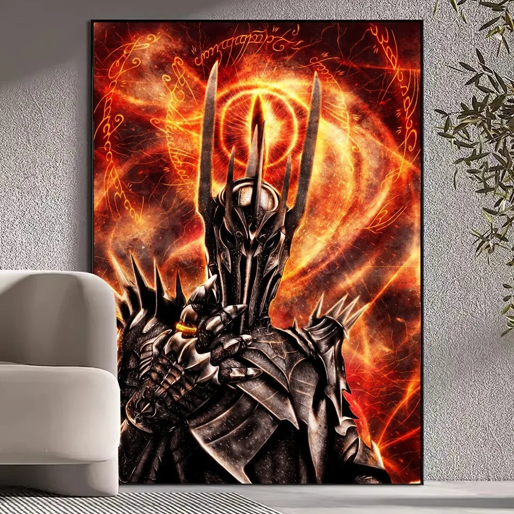 RingLord Film Poster Set | Wandbilder im epischen Stil | Kunst-Drucke für Wohnzimmer & Heimdekoration