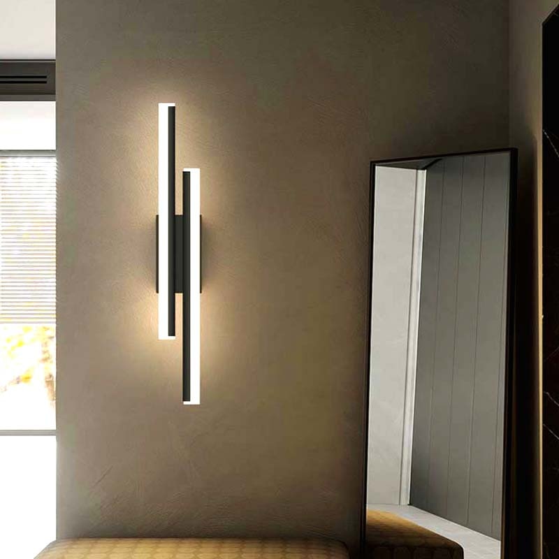 LumiStrip Moderne LED Wandlampe | Minimalistisches Design | Längliches Streifenlicht | Dimmbar & Energieeffizient