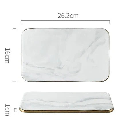 MarbleCraft Premium Marmor-Schneidebrett | Luxuriöses Küchenbrett | Praktisch & Stilvoll