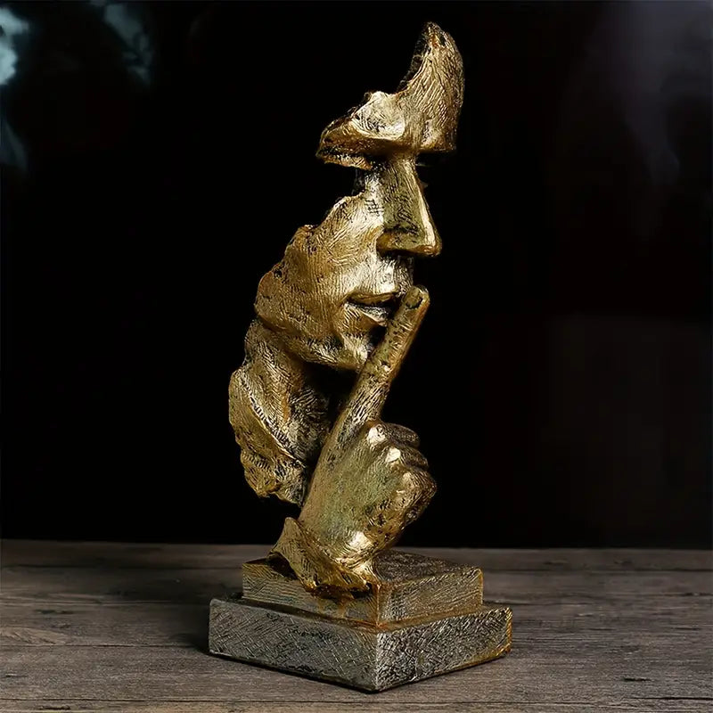 ZenScape Meditations-Skulpturen Set | 3-teiliges Meditations-Deko-Set | Spirituelle Skulpturen | Ruhige Wohnraumgestaltung