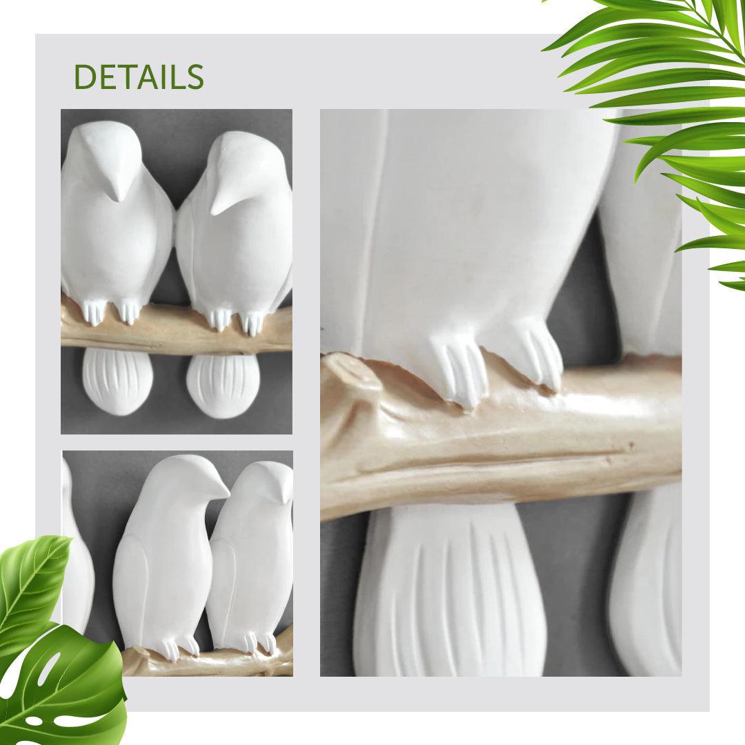 BirdSong – Melodische Vogel Wandhaken | Platzsparend | Dekorative Aufbewahrung | Wanddeko