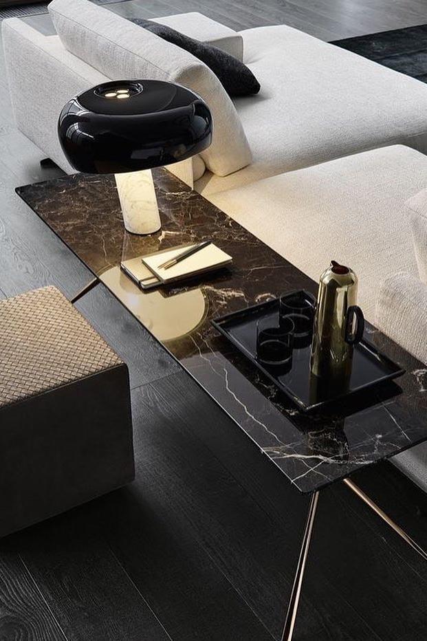 MarbleGlow Design Tischlampe | Marmor-Dekoration | LED-Licht | Elegante Beleuchtung für Zuhause