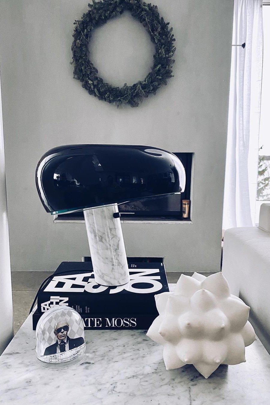 MarbleGlow Design Tischlampe | Marmor-Dekoration | LED-Licht | Elegante Beleuchtung für Zuhause