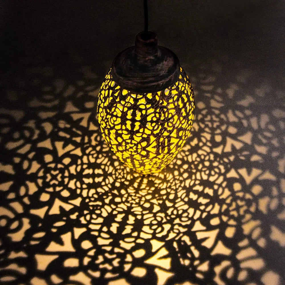 SolarisGlow Tropfenförmige Solar-Laterne | Wasserfall-Lichtdesign | Outdoor Solarleuchte | Garten & Terrasse Beleuchtung