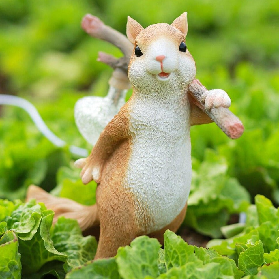 SquirrelLight Eichhörnchen Tischlampe | Verspieltes Design | LED Beleuchtung | Charmante Deko für Zuhause