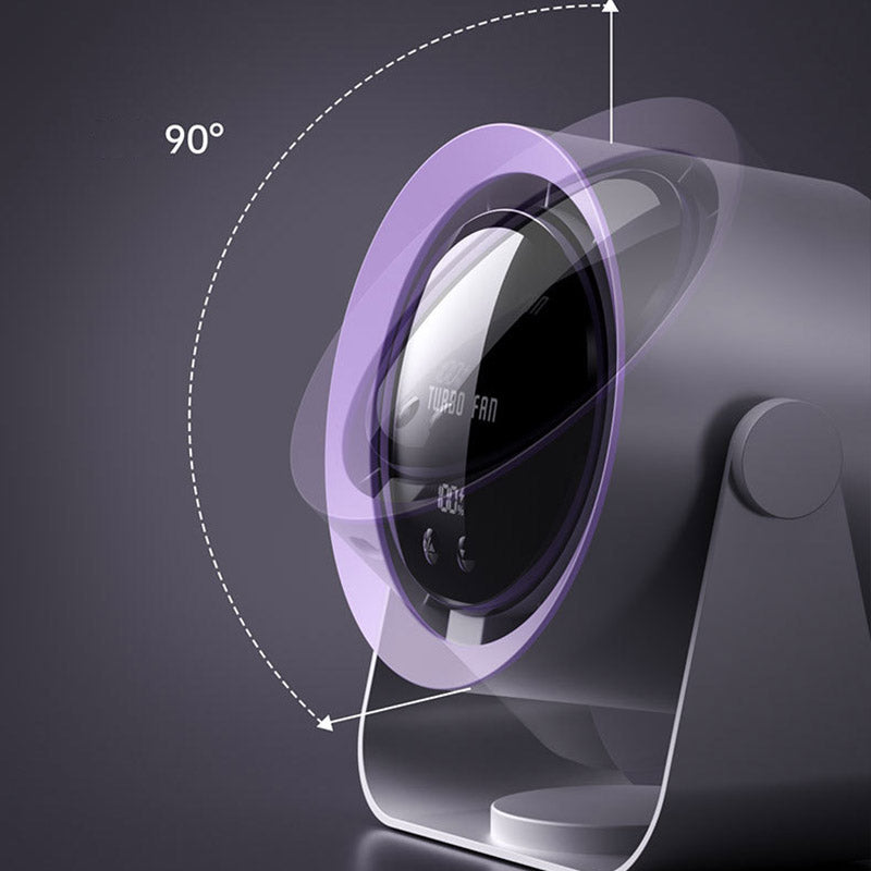 BreezeBuddy Kompakter Tischventilator | Leistungsstark | Leise | Tragbarer Ventilator für Zuhause und Büro