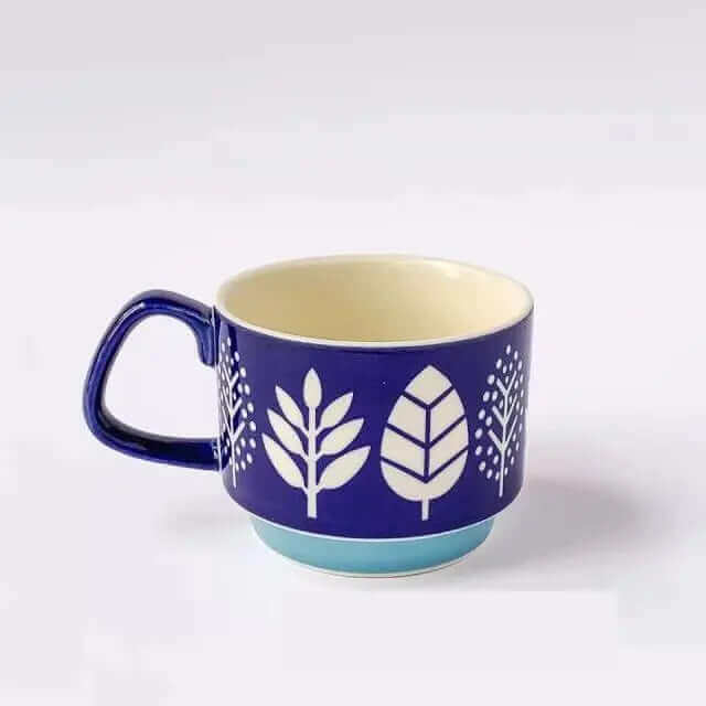 CeramiRetro Cerami Kaffeetassen – Vintage-Design | Hochwertige Keramik | 8 elegante Muster | Stilvolle Geschenkidee