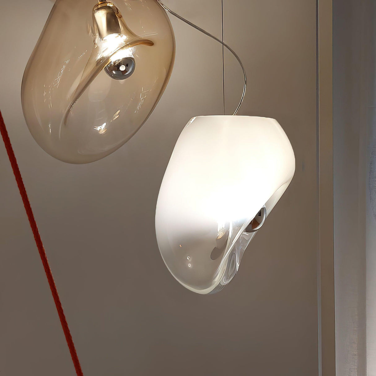 Glasara Hängende LED Pendelleuchte | Tropfenform | Dimmbar | Elegante Beleuchtung | Designlampe für Zuhause