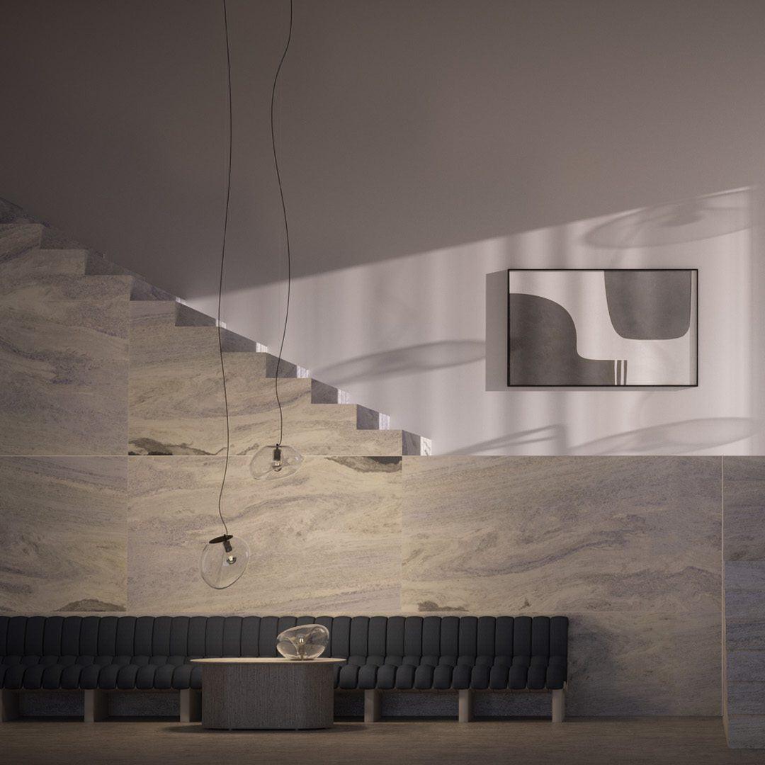 Glasara Hängende LED Pendelleuchte | Tropfenform | Dimmbar | Elegante Beleuchtung | Designlampe für Zuhause