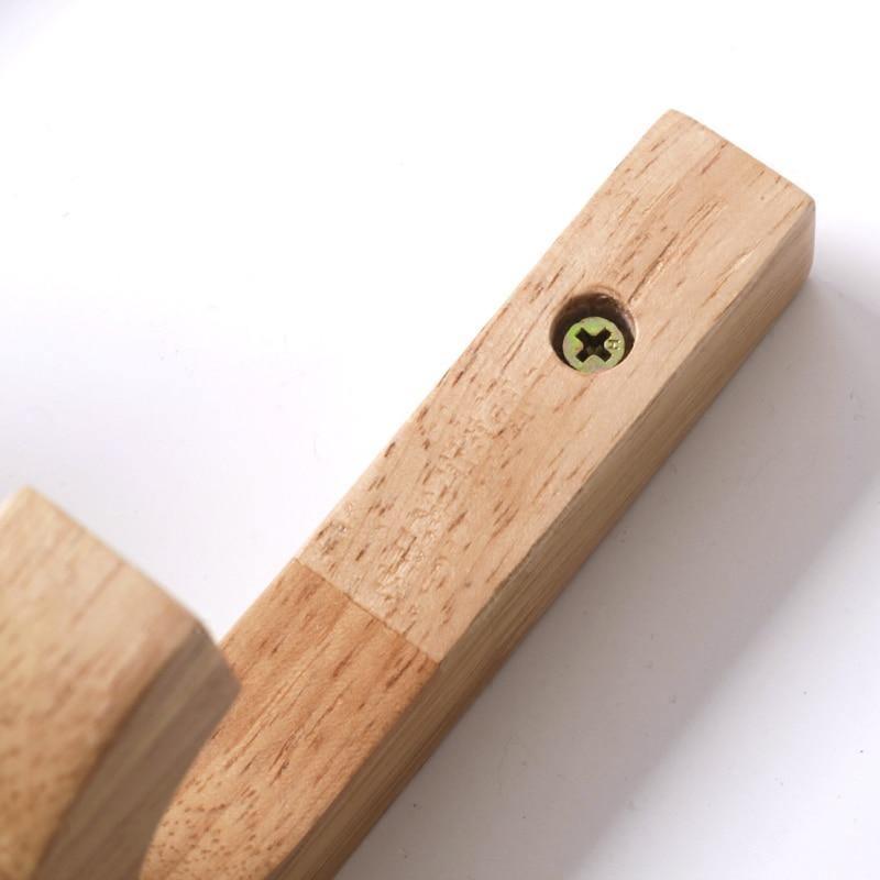 Hookelier Zeitlose Birkenholz-Wandhaken | Minimalistisches Design | Praktisch & Dekorativ