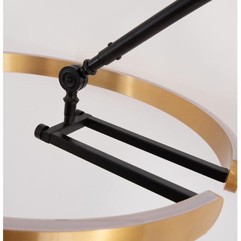 ArcoNova Nordic LED Designer Stehleuchte | Modernes Design | Dimmbar | Elegante Beleuchtung für Wohnzimmer & Büro