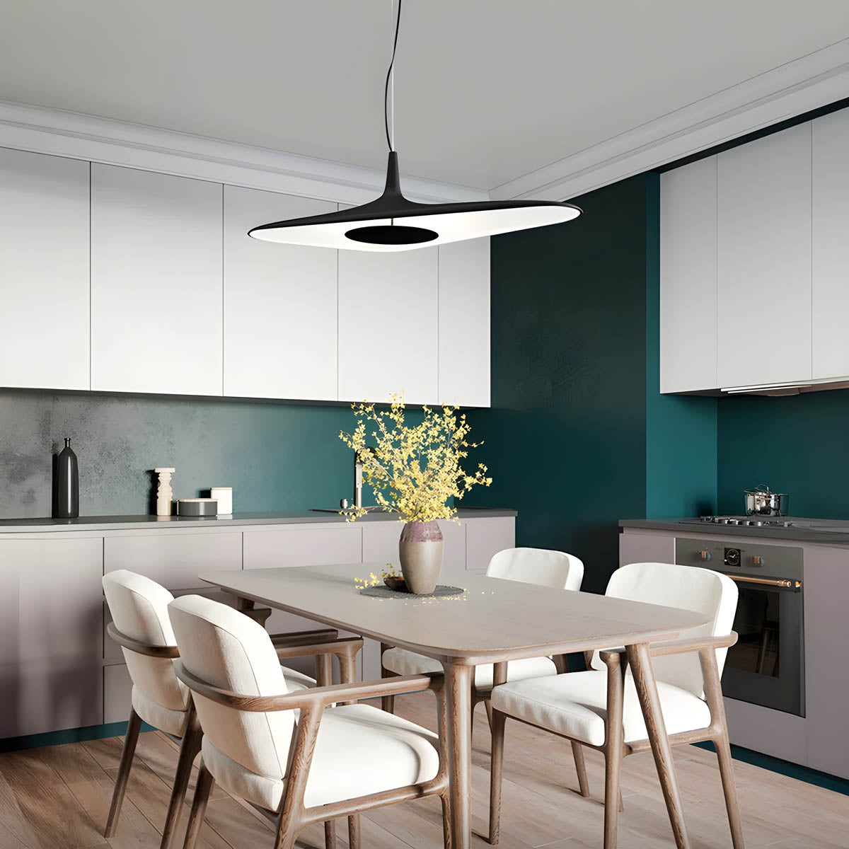 TipiGlow Pendelleuchte im Design-Inspirierter Tipi-Stil | Minimalistisch & Modern | Perfekt für Esszimmer & Wohnzimmer