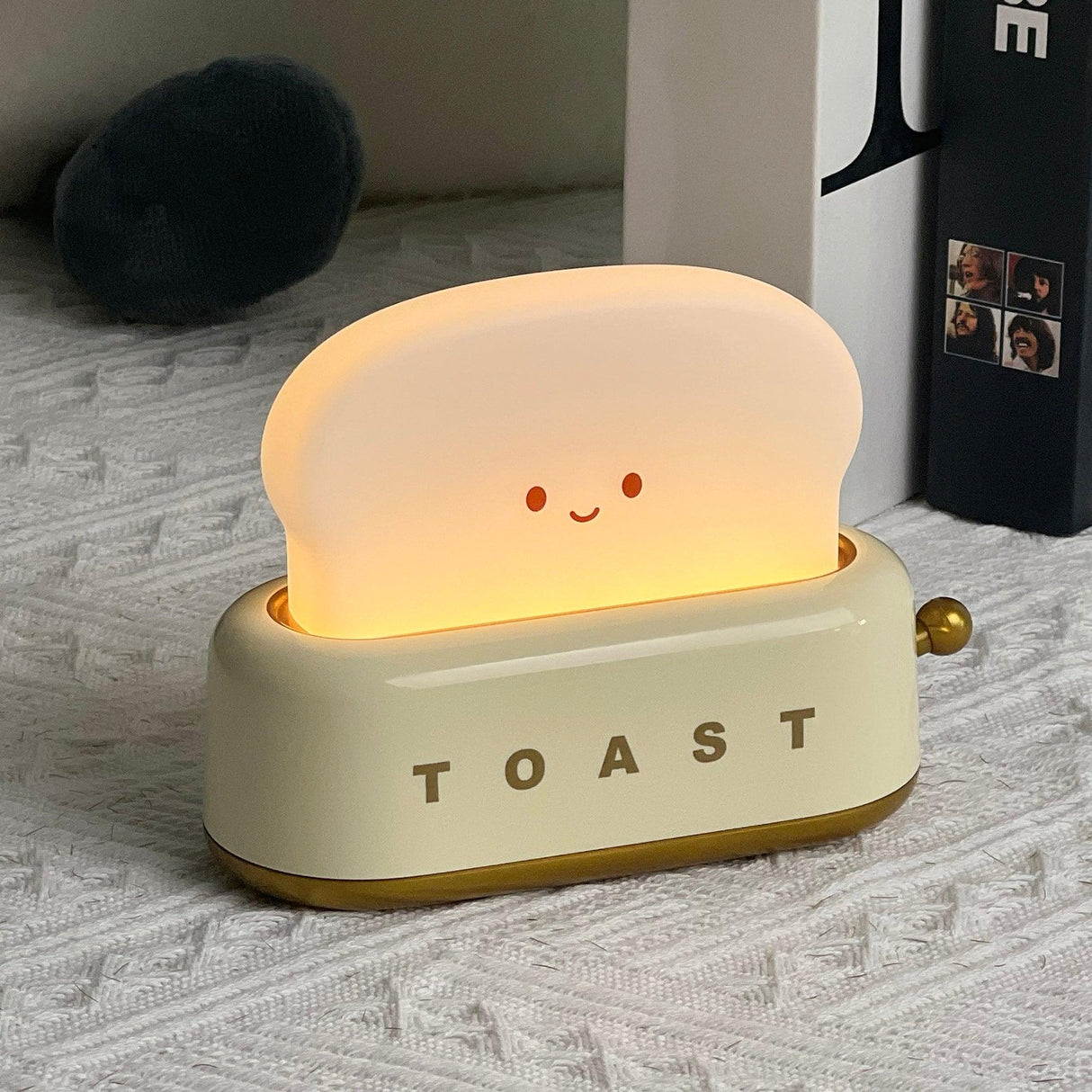 ToastaLux Toaster Design LED Tischlampe | Kabellos | Eingebaute Batterie | Perfekte Deko