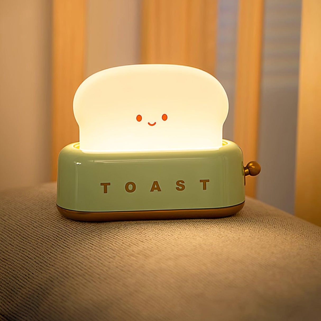 ToastaLux Toaster Design LED Tischlampe | Kabellos | Eingebaute Batterie | Perfekte Deko