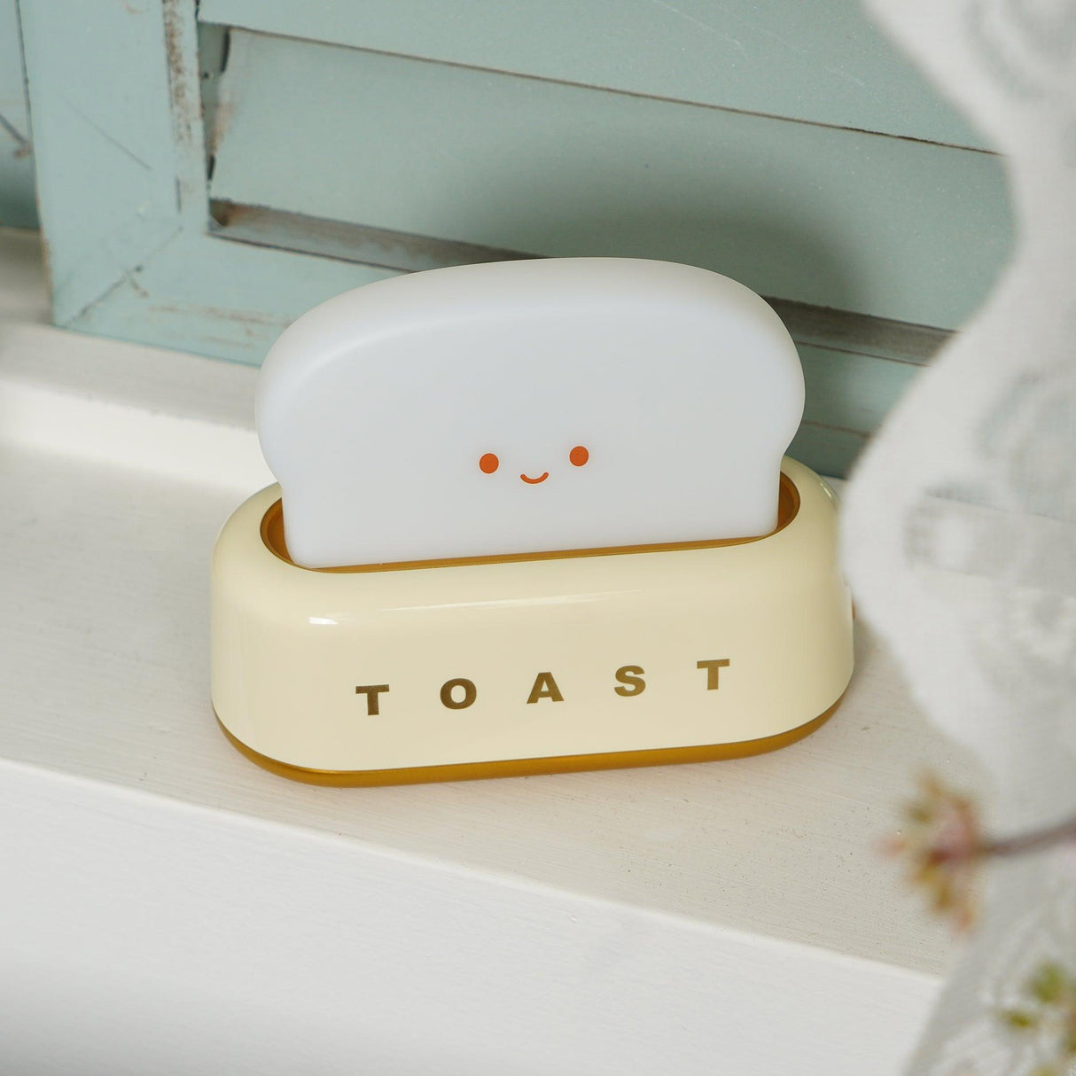 ToastaLux Toaster Design LED Tischlampe | Kabellos | Eingebaute Batterie | Perfekte Deko