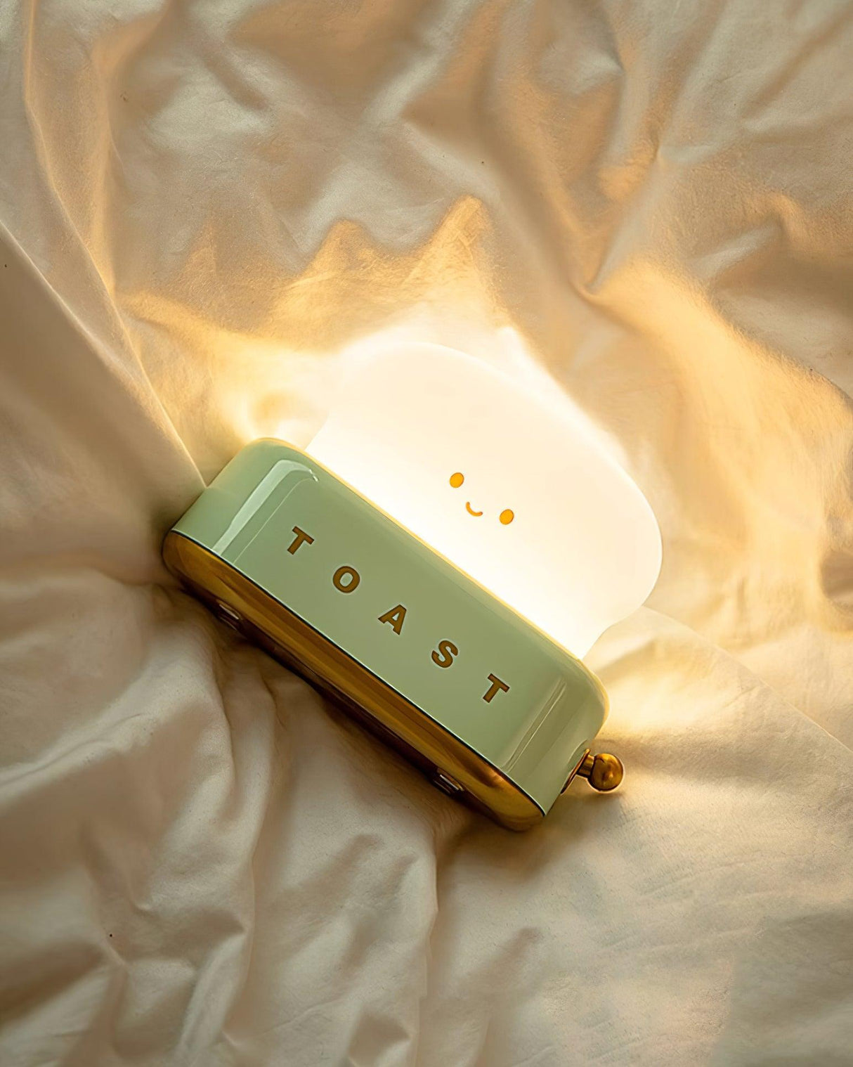 ToastaLux Toaster Design LED Tischlampe | Kabellos | Eingebaute Batterie | Perfekte Deko