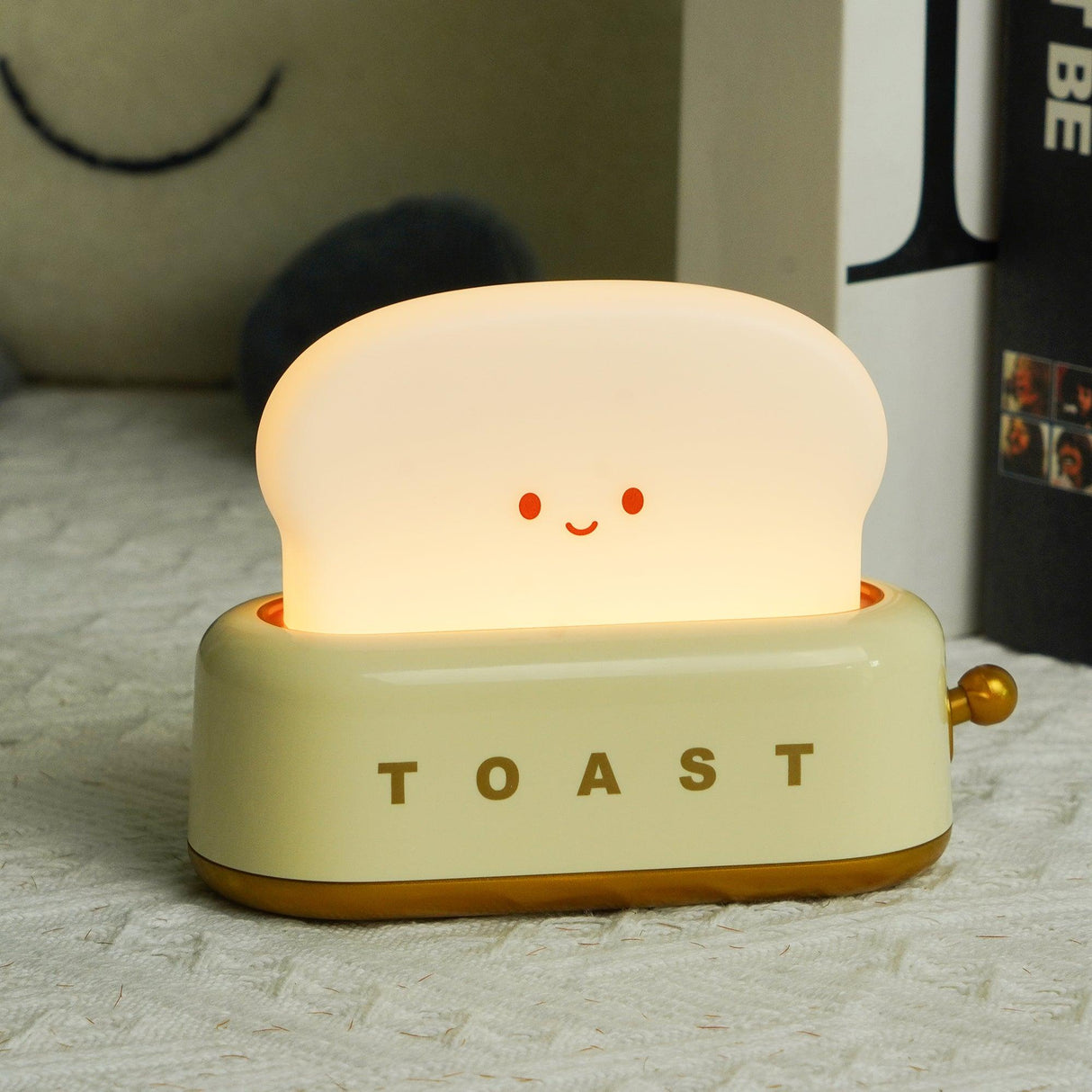 ToastaLux Toaster Design LED Tischlampe | Kabellos | Eingebaute Batterie | Perfekte Deko