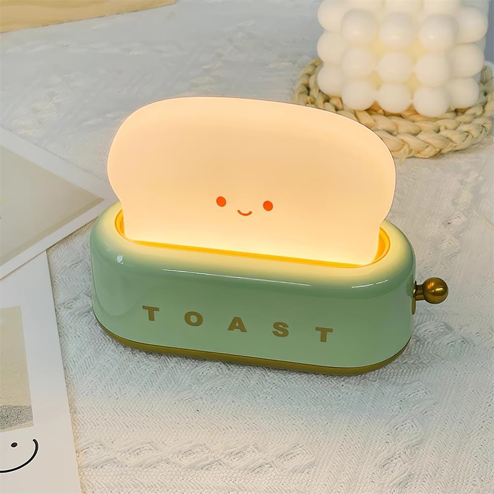 ToastaLux Toaster Design LED Tischlampe | Kabellos | Eingebaute Batterie | Perfekte Deko