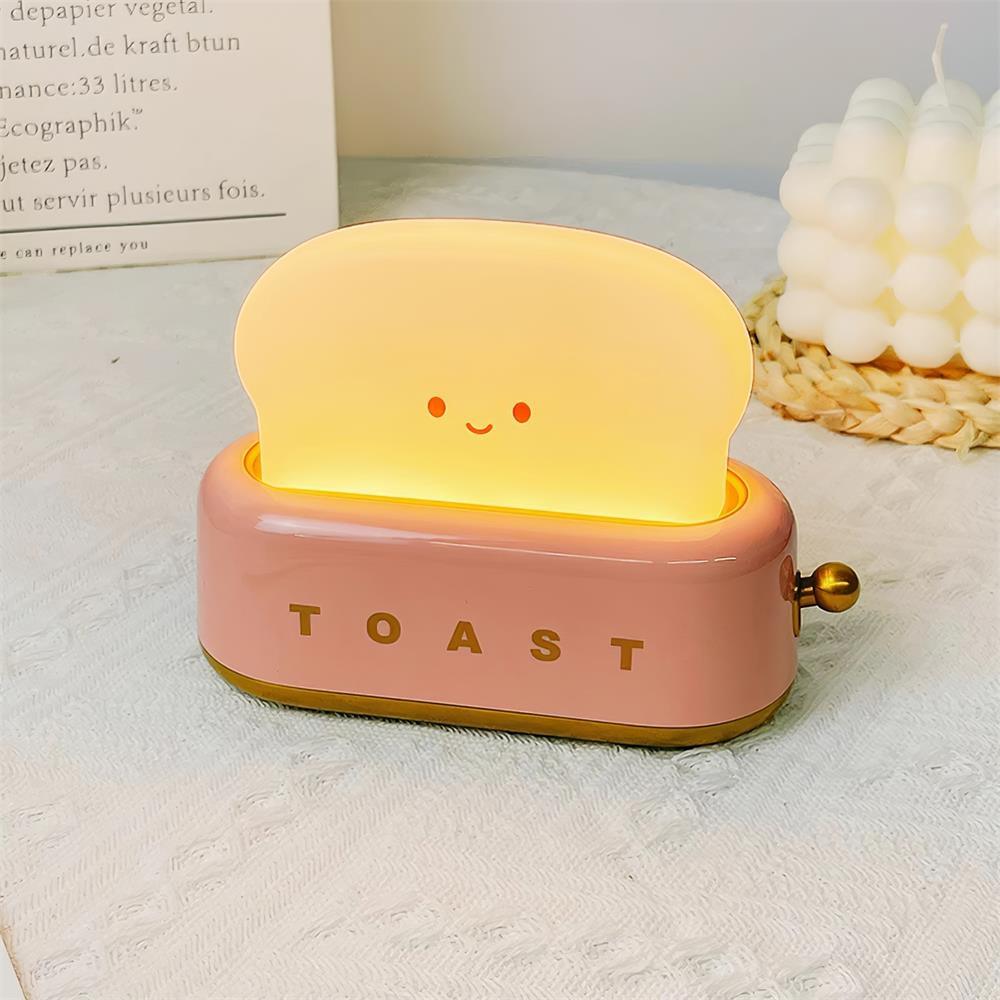 ToastaLux Toaster Design LED Tischlampe | Kabellos | Eingebaute Batterie | Perfekte Deko