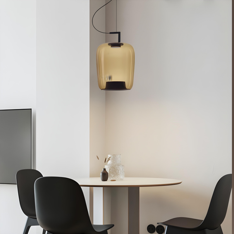 HaloLume Moderne Hängeleuchte | LED Designlampe für Küchentische | Elegante Pendelleuchte