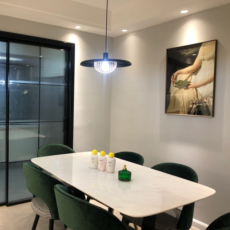 WoodyLite Imitation Holzmaserung Pendelleuchte | Stilvolle Beleuchtung | Nachhaltiges Design für Zuhause