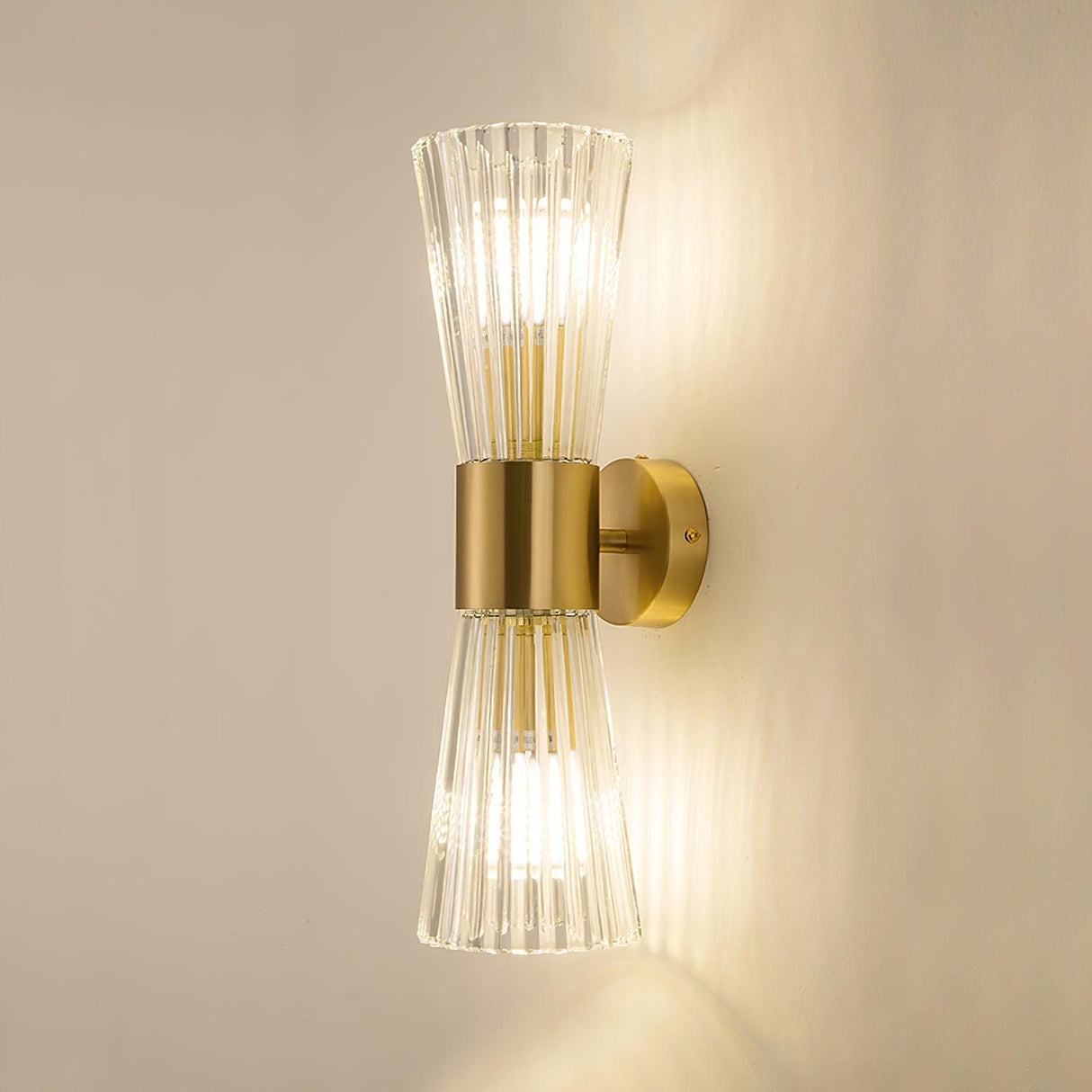 Aureon Gold Wandleuchte | Modernes Design | Elegante LED Wandlampe | Dekorative Beleuchtung