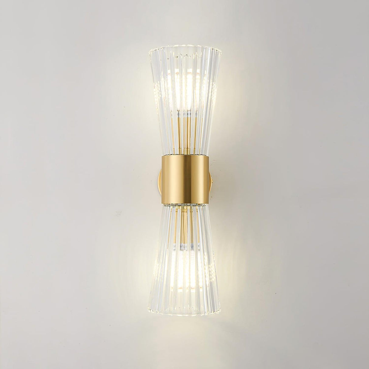 Aureon Gold Wandleuchte | Modernes Design | Elegante LED Wandlampe | Dekorative Beleuchtung