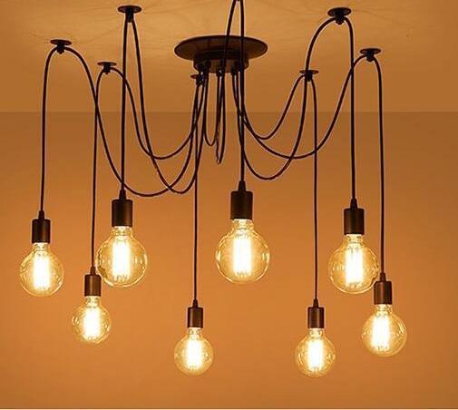 Arachnia Nordic Spider Kronleuchter | Modernes Design | Individuell einstellbare Kabel | Perfekt für Wohn- & Esszimmer