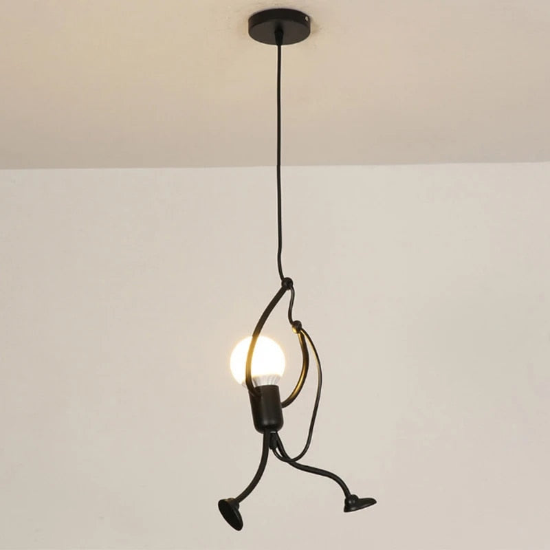 RetroBeam Iron Design Deckenleuchte | Vintage Retro LED Lampe | Industrial Look für Zuhause