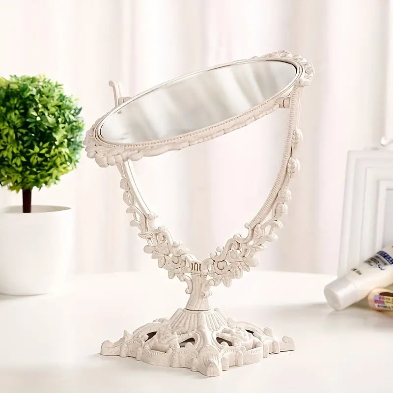 EternaMirror Vintage Schminkspiegel | Zeitloses Design | Eleganter Standspiegel für Ihr Zuhause