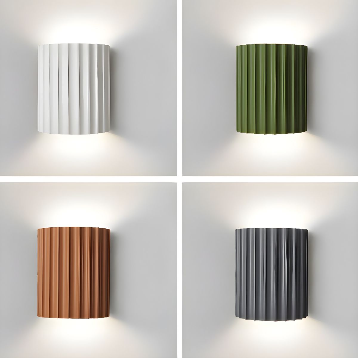 CurveLume Halbkreisförmige LED Wandleuchte | Modernes Design | Energieeffizient | Elegante Wandbeleuchtung
