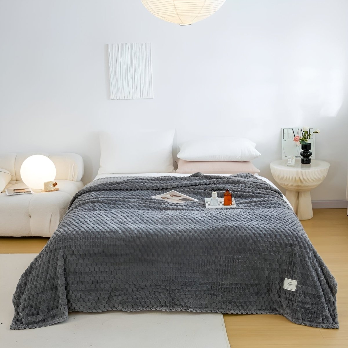 SnuggleBloom Flauschige Fleece-Decke | Weich & Warm | Perfekt für Kalte Tage | Kuscheldecke für Zuhause