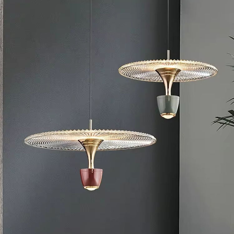 LunaDisk Moderne LED Pendelleuchte | Elegantes Scheibendesign | Dimmbar & Energieeffizient