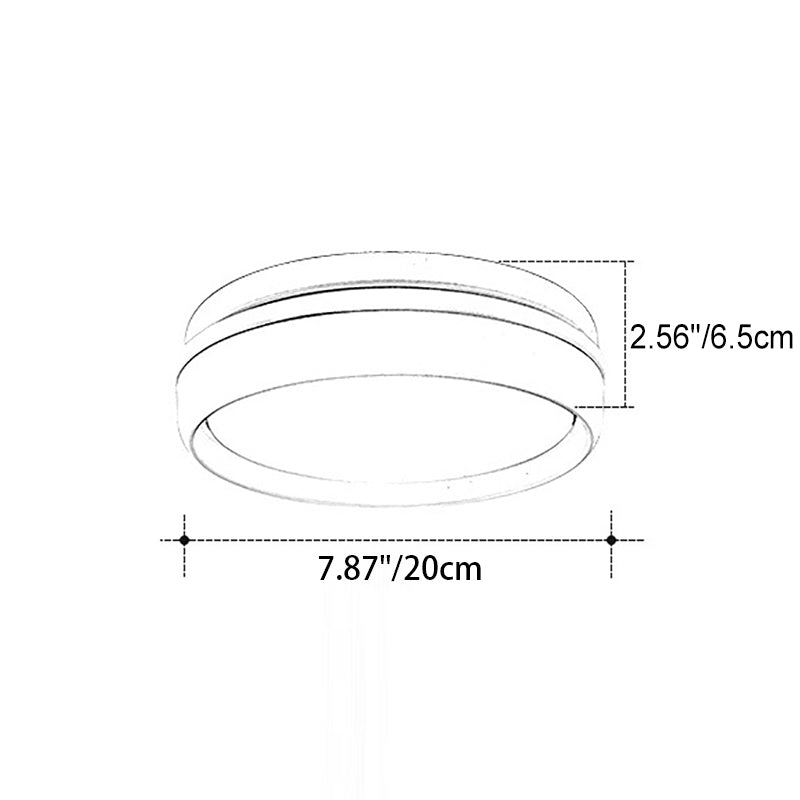 ColoroMac LED Deckenleuchte | Kreatives Runddesign | Macaron-Farben | Energiesparend & Stilvoll