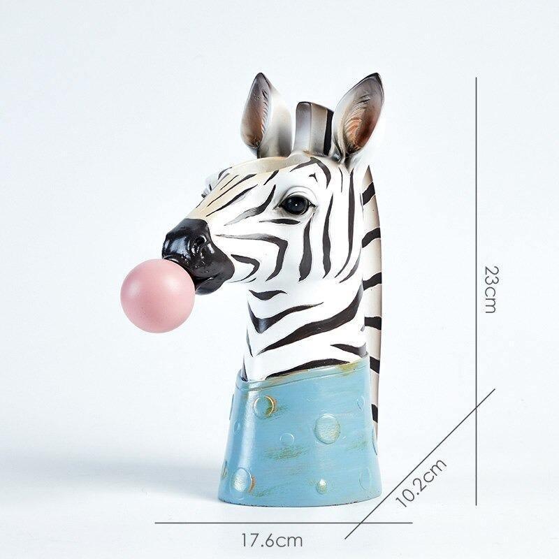 BubbleBeast Tierische Deko-Vase | Kreative Blumenvase mit Charakter