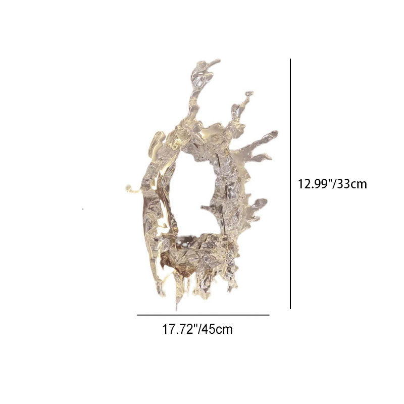 Splashora Wandleuchte | Modernes Wasserspritz-Design | Edelstahl & Acryl | LED & Dimmbar