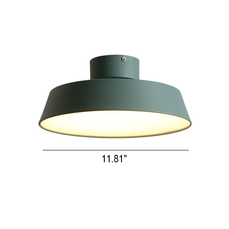 AuraDisk Nordic LED Deckenleuchte | Minimalistisches Runddesign | Aluminium | Flush Mount