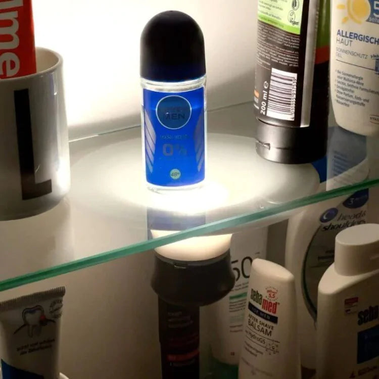 GlowGrip Wiederaufladbare Saugnapf-Leuchte | Kabellose LED-Lampe | Perfekt für Bad & Küche