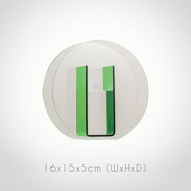 VividVase Bunte Acrylvase mit Geometrischem Design | Stilvolle Blumenvase | Modern & Zeitlos