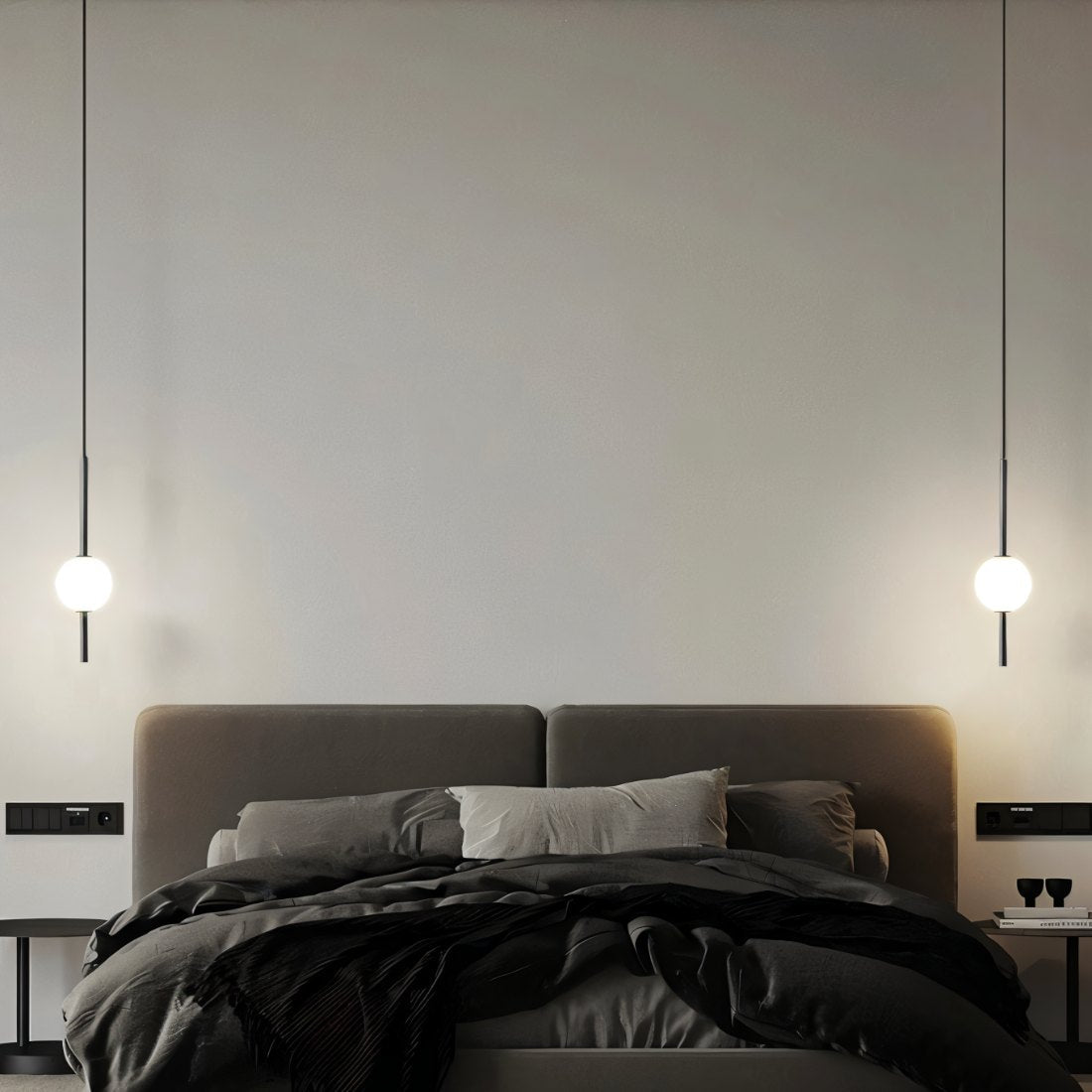 GlissAura LED Pendelleuchte | Modernes Design aus Metall & Glas | Dimmbare Hängelampe für Esszimmer & Wohnzimmer