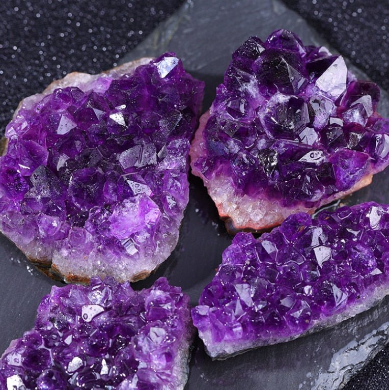 AetherStone Amethyst Edelstein | Natürlicher Kristall | Positive Energie | Perfekte Deko
