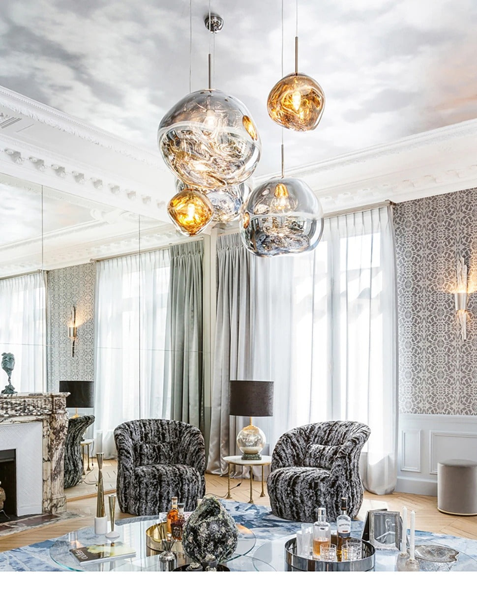 LumiPendant LED-Hängelampe | Modernes Design | Küche & Esszimmer | Pendelleuchte Rosegold | Energieeffizient