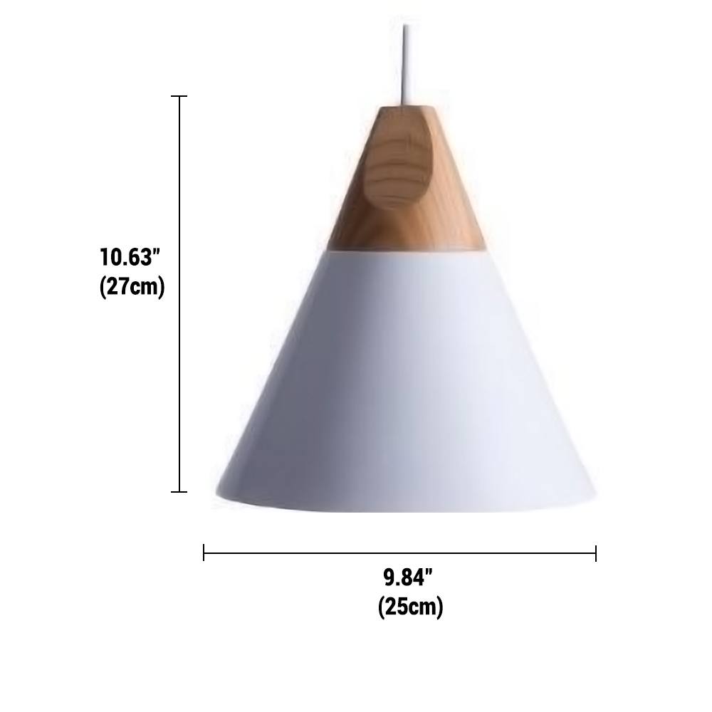 WoodLustre Holz Pendelleuchte | Elegantes skandinavisches Design | Nachhaltige Beleuchtung | Holzoptik für Zuhause