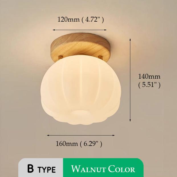 GlowPumpkin Flush Deckenleuchte | LED-Deckenlampe | Modernes Design | Stimmungslicht für Wohnzimmer & Schlafzimmer