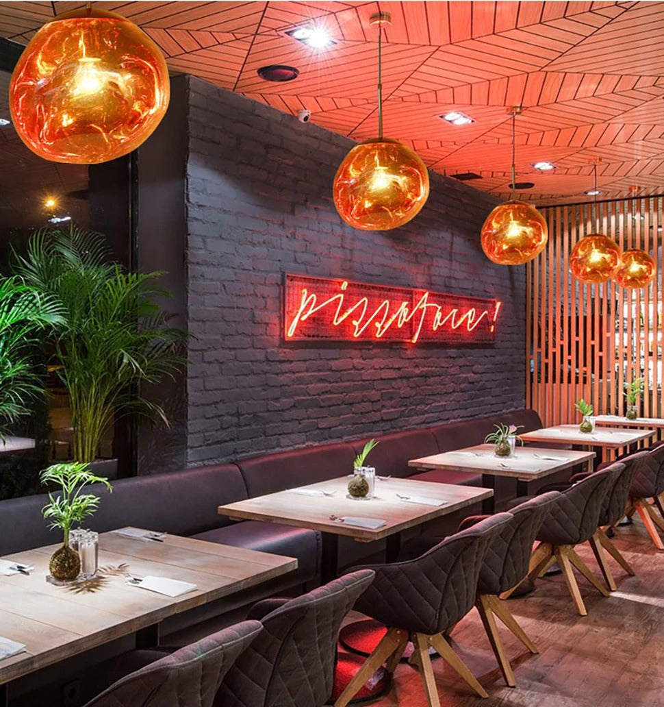 LumiPendant LED-Hängelampe | Modernes Design | Küche & Esszimmer | Pendelleuchte Rosegold | Energieeffizient