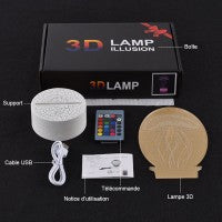 LumiMon 3D LED Lampe | Nachtlicht für Kinderzimmer | Pokémon Deko Leuchte | Stimmungslicht mit Farbwechsel & USB-Anschluss