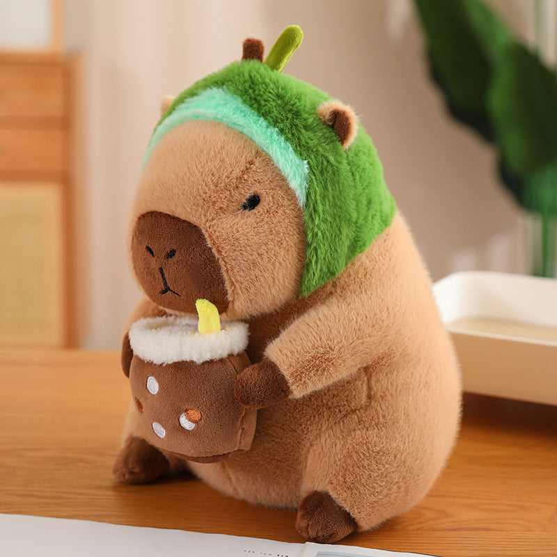 CuddleCapy Kuschelpuppe Plüsch | Capybara & Hase Design | Weiches Kuscheltier in Verschiedenen Stilen & Größen