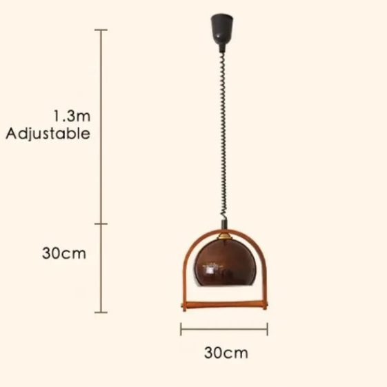 ArtNova Vintage Bauhaus Holz Pendelleuchten | Minimalistisches Design | Natürliche Eleganz